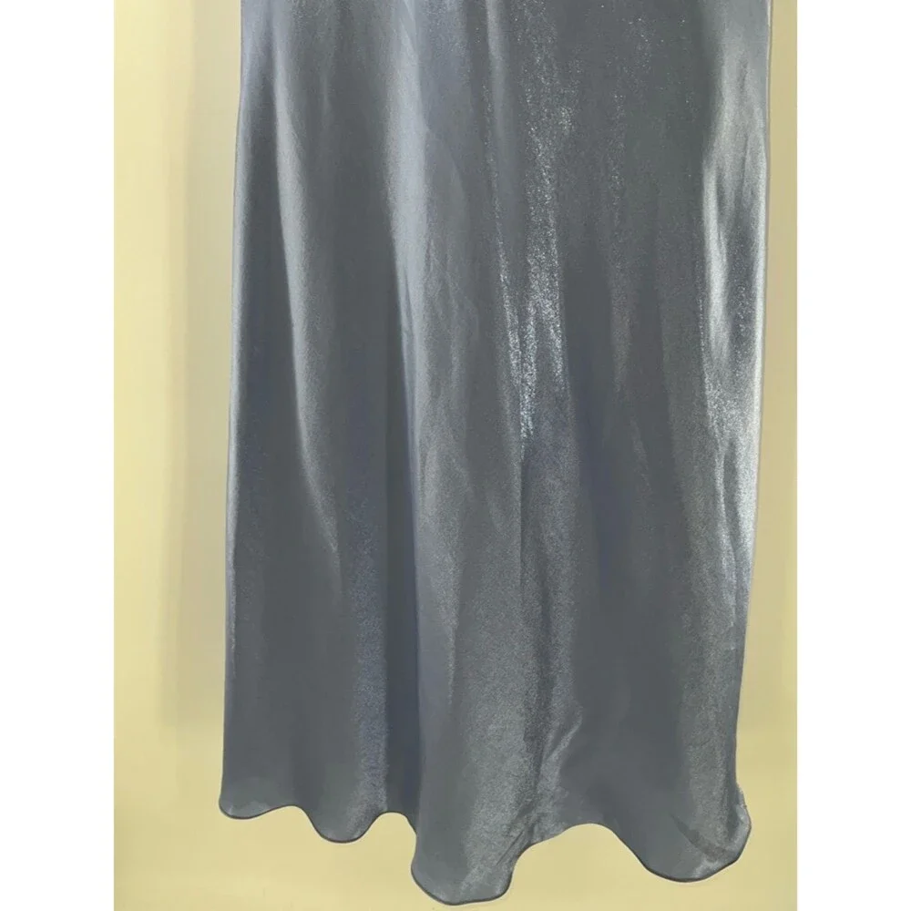 Alex Evenings Light Periwinkle Blue Maxi A Line Empire Waist Dress-Size 6P